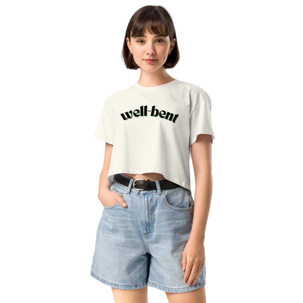 Cropped Tee — Ecru